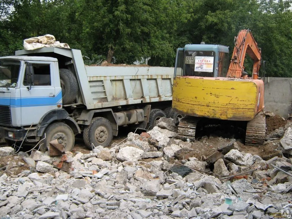 Вывоз бетонного боя и утилизация в Гае в октябре